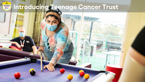 Teenage Cancer Trust Omaze Million Pound House Draw. Teenage Cancer Patient Plays Pool