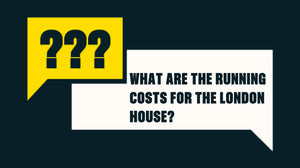 What are the Omaze London House Running Costs? 